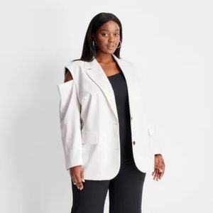 Elegant White Blazer for Women